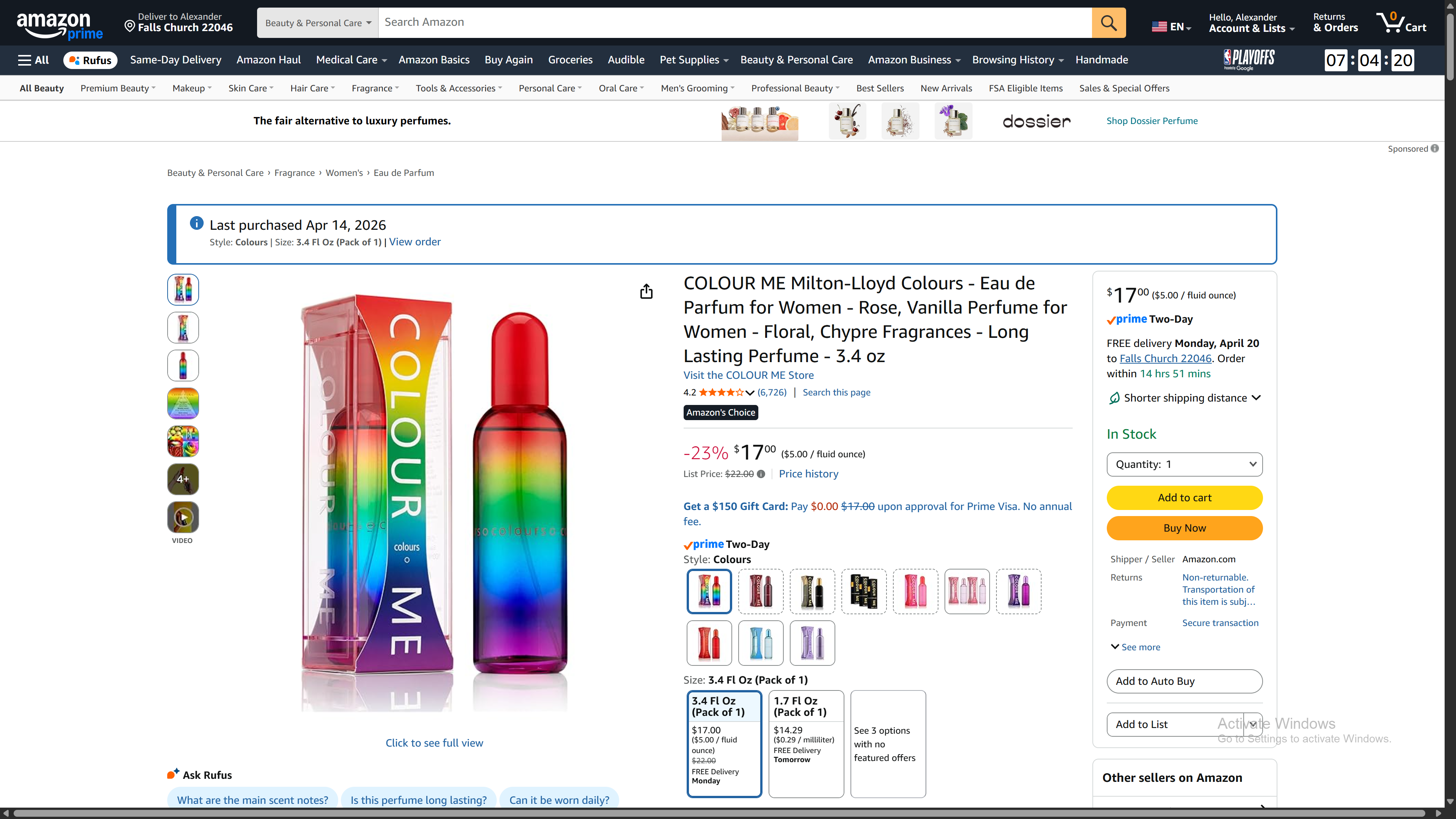 The Supreme Perfume Beyond The Supreme Potion, Rainbow Elixir, Vyx To Vix, Magik Perfume